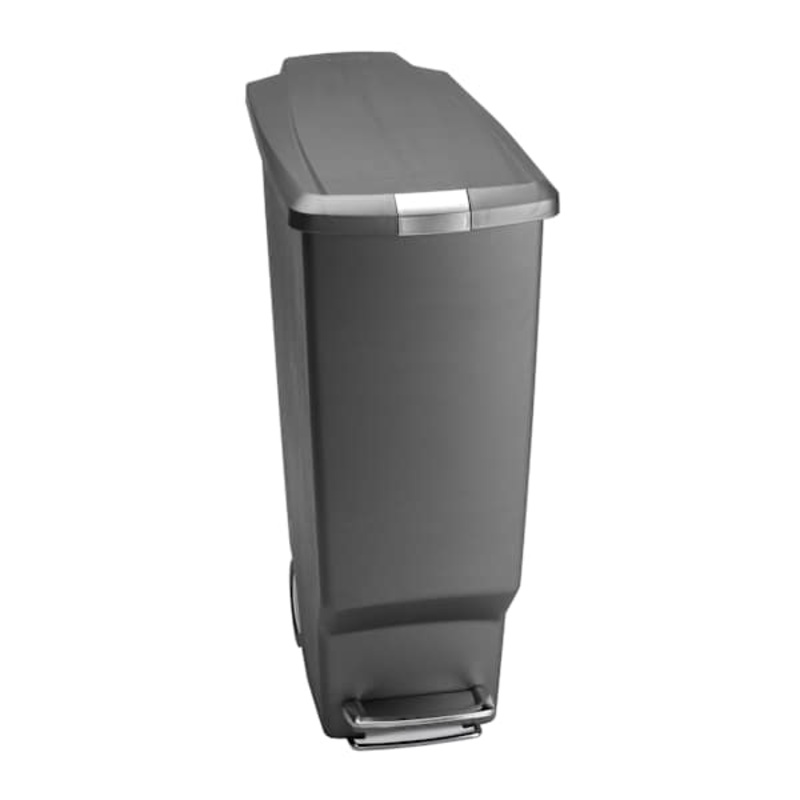 SimpleHuman Grey Slim Trash Can, 40l