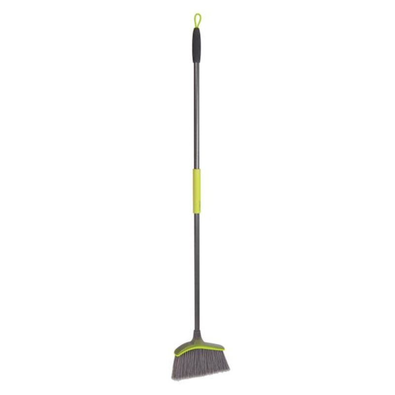Tough Guy Grey Metal & Wooden Angled Broom
