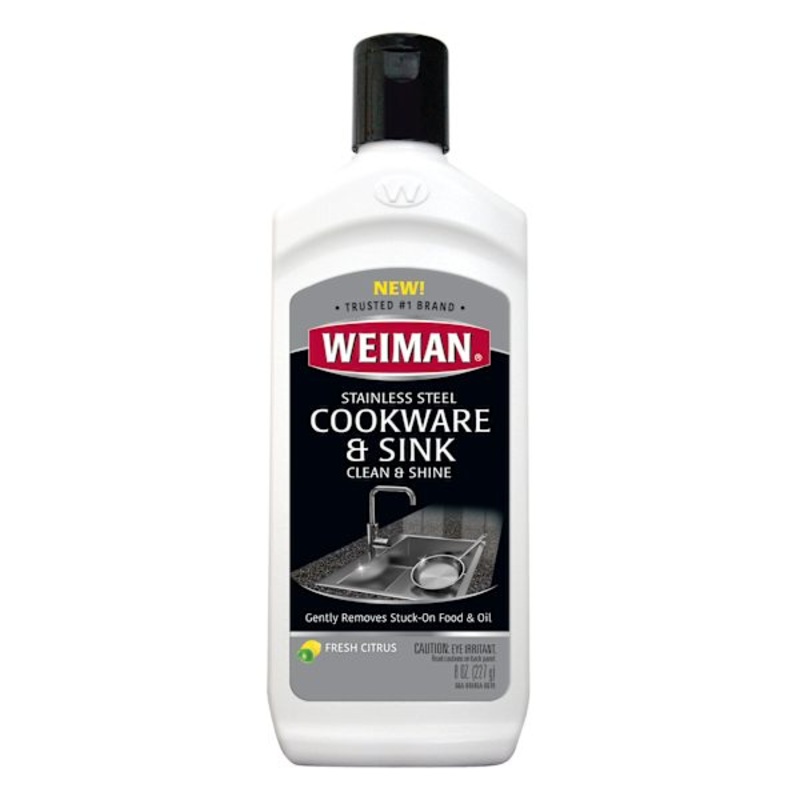 Weiman Stainless Steel Sink Cleaner & Polish, 8oz