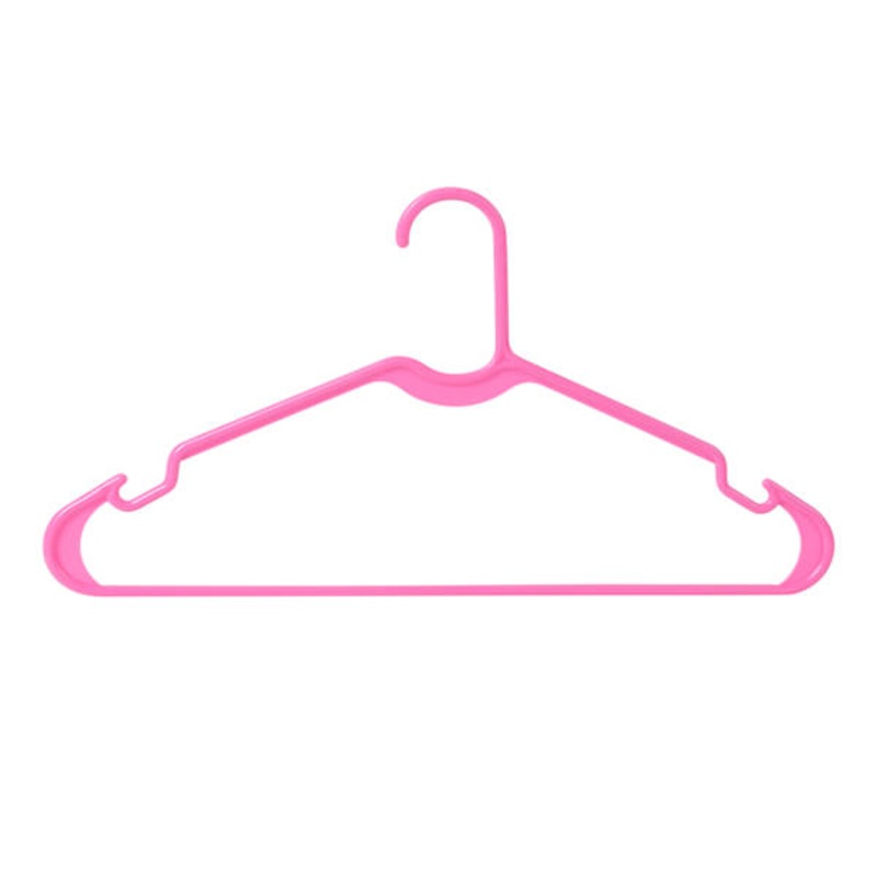 10-Pack Hangers, Pink