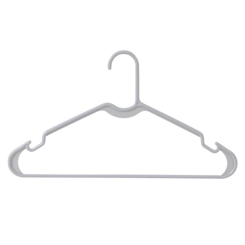 10-Pack Hangers Set, Grey