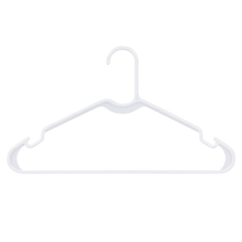 10-Pack Hangers Set, White