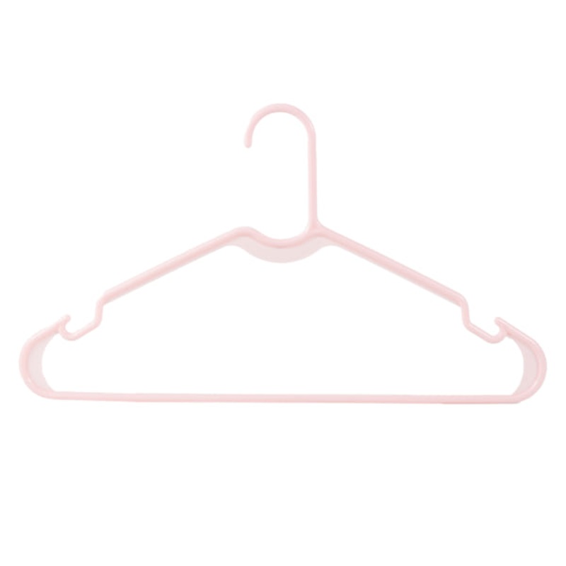 10-Pack Plastic Hanger, Light pink