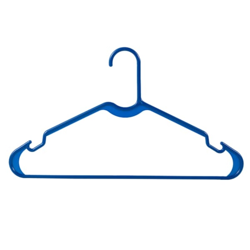 10-Pack Tubular Hanger, Navy Blue