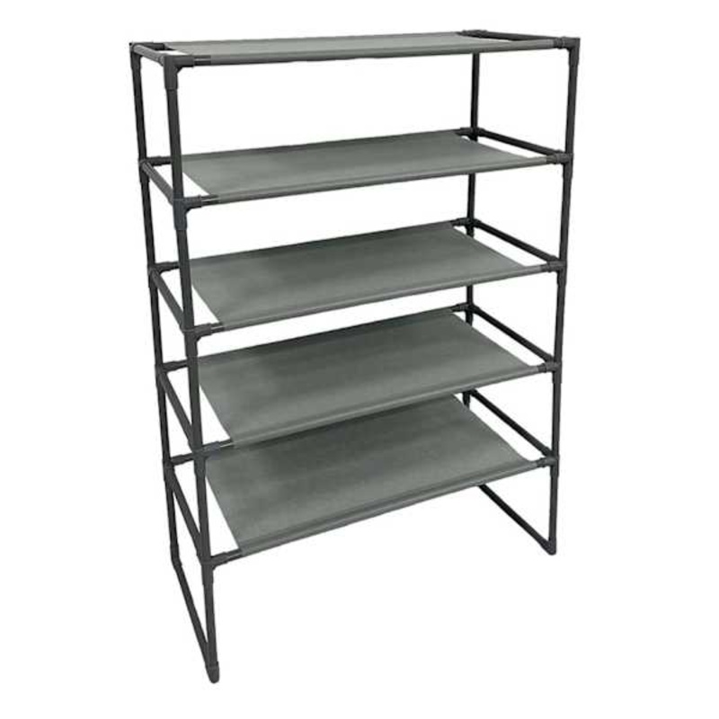 15-Pair Standing Stackable Shoe Rack