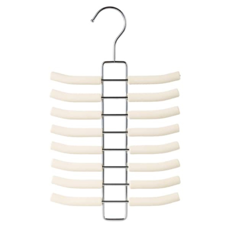 16-Tier Foam Grip Accessory Hanger, Beige