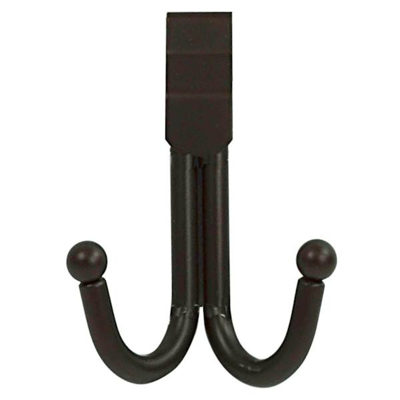 2-Hook Over the Door Hanger, Bronze