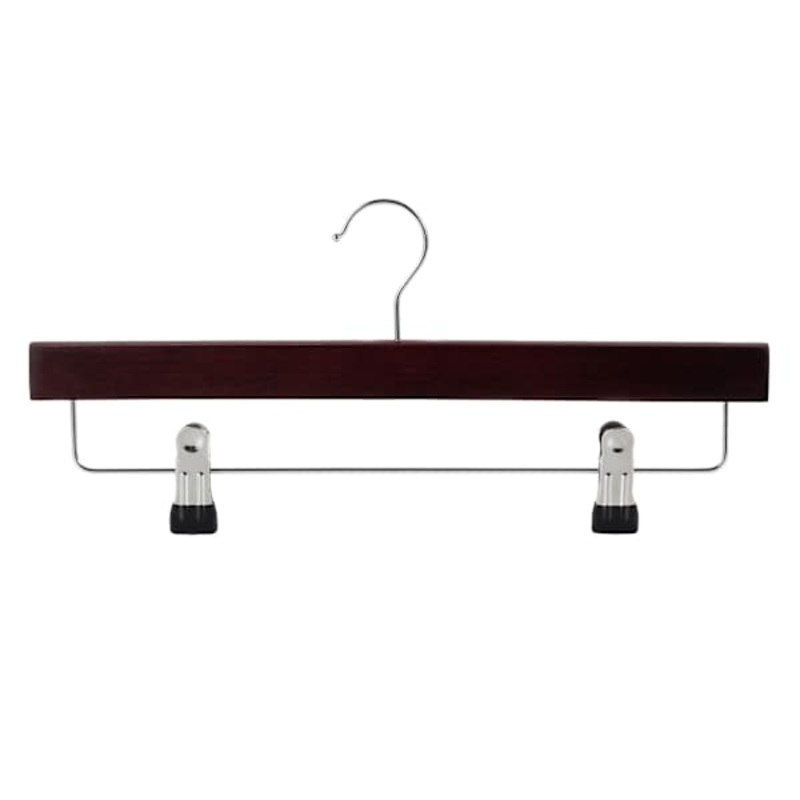 3-Pack Bamboo Trouser Hanger, Espresso