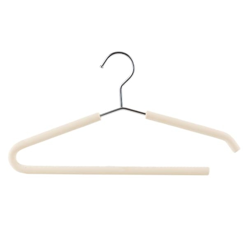 3-Pack Foam Grip Metal Suit Hanger, Beige