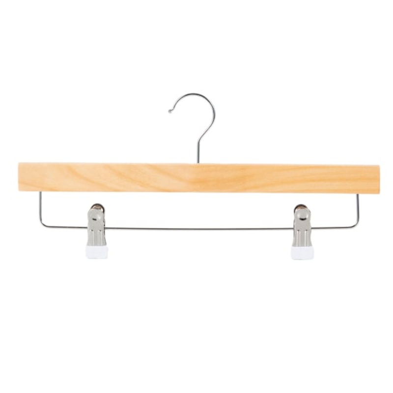 3-Pack Wood Trouser Hanger, Natural