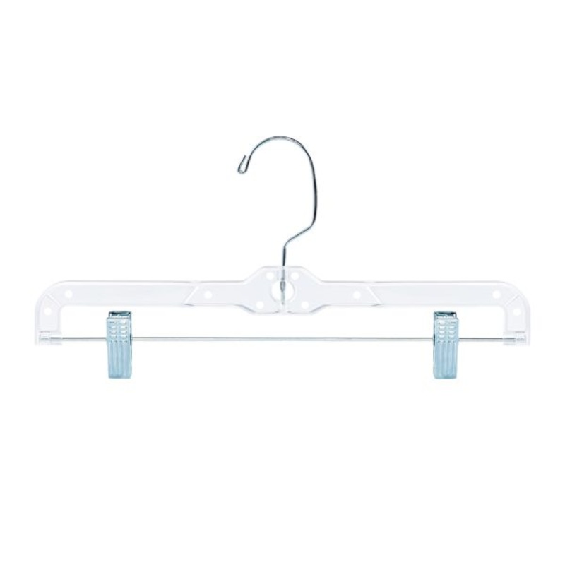 3-Piece Pant Hangers with Clips, Crystal