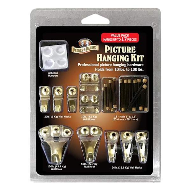 17-Piece Parker & Bailey Picture Hanging Kit