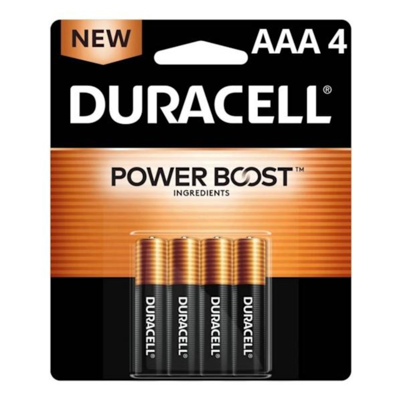4-Pack Duracell AAA Batteries