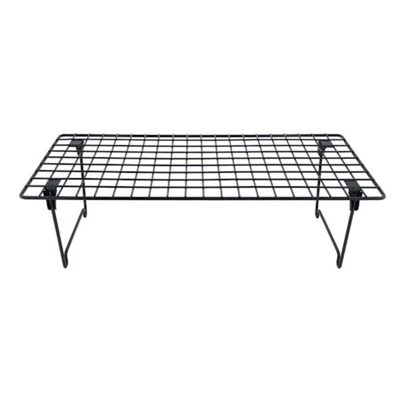 Black Metal Stacking Shoe Riser