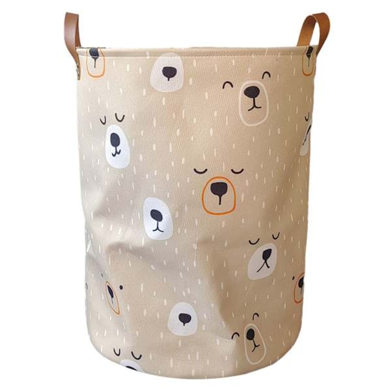 Kids Bear Fabric Laundry Hamper