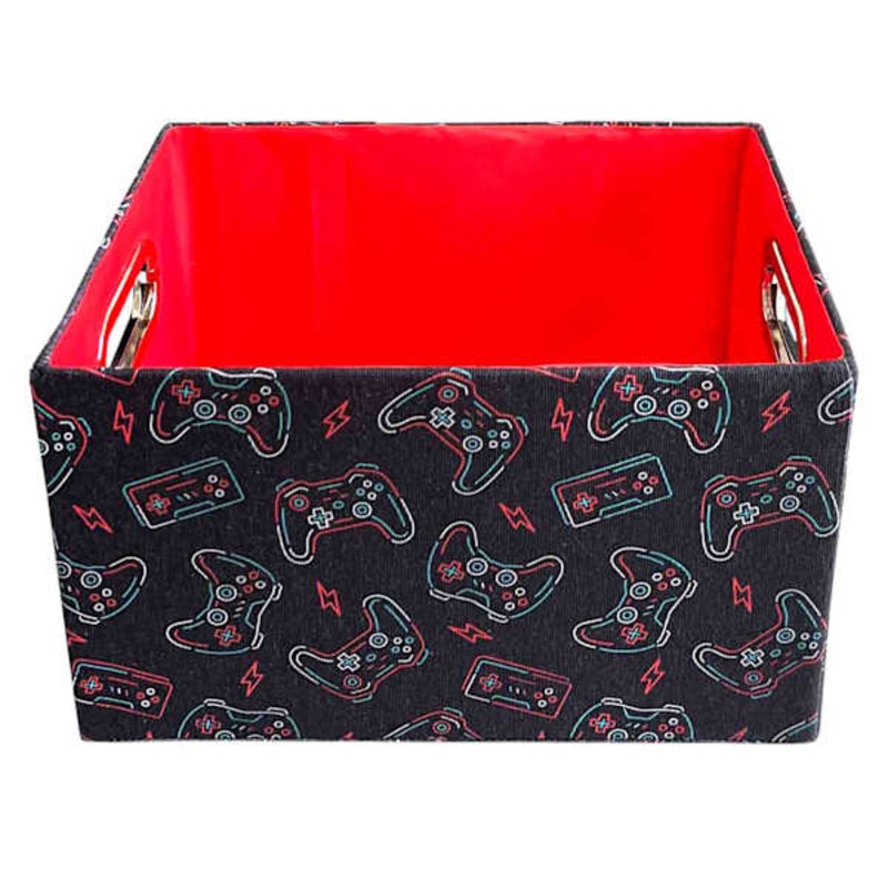 Kids Game Controller Print Storage Tote, Small