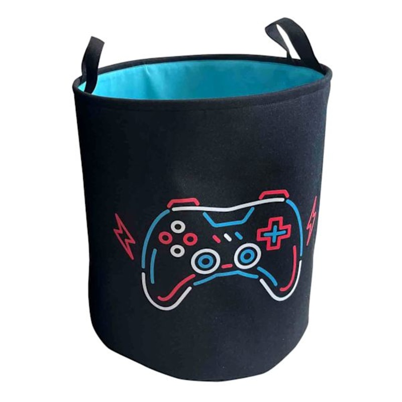 Kids Gamer Controller Soft Laundry Hamper, Small