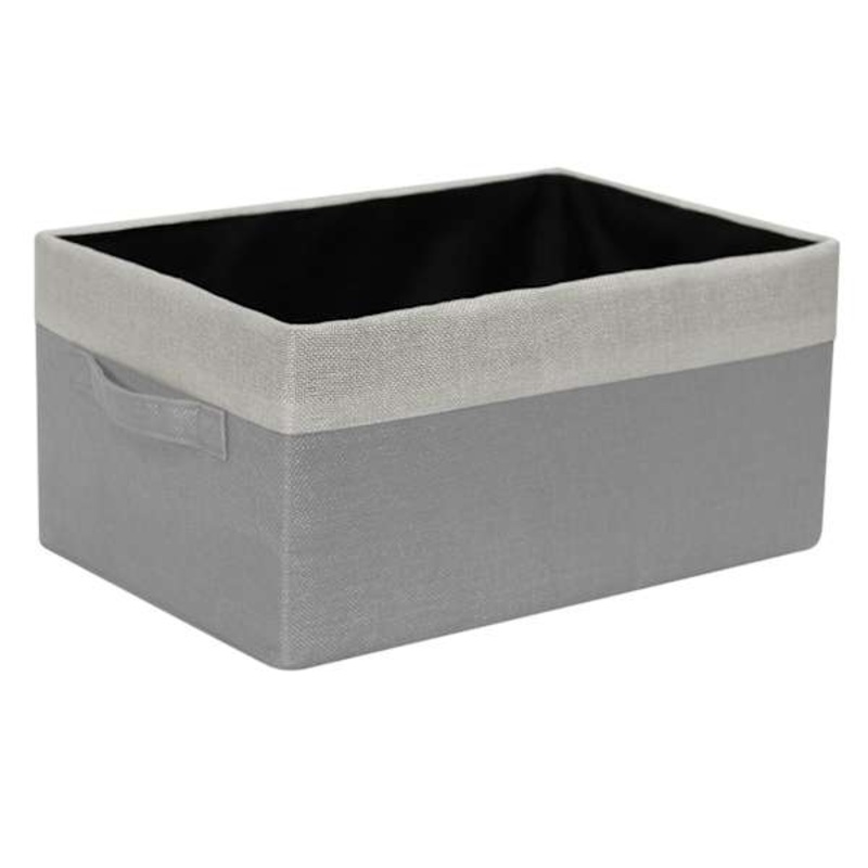 Kids Grey Storage Basket, Medium