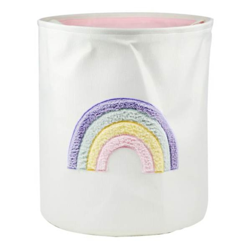 Kids Rainbow Laundry Hamper, Small