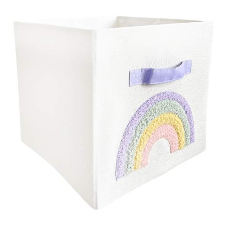 Kids Rainbow Modular Storage Cube, 10.5″