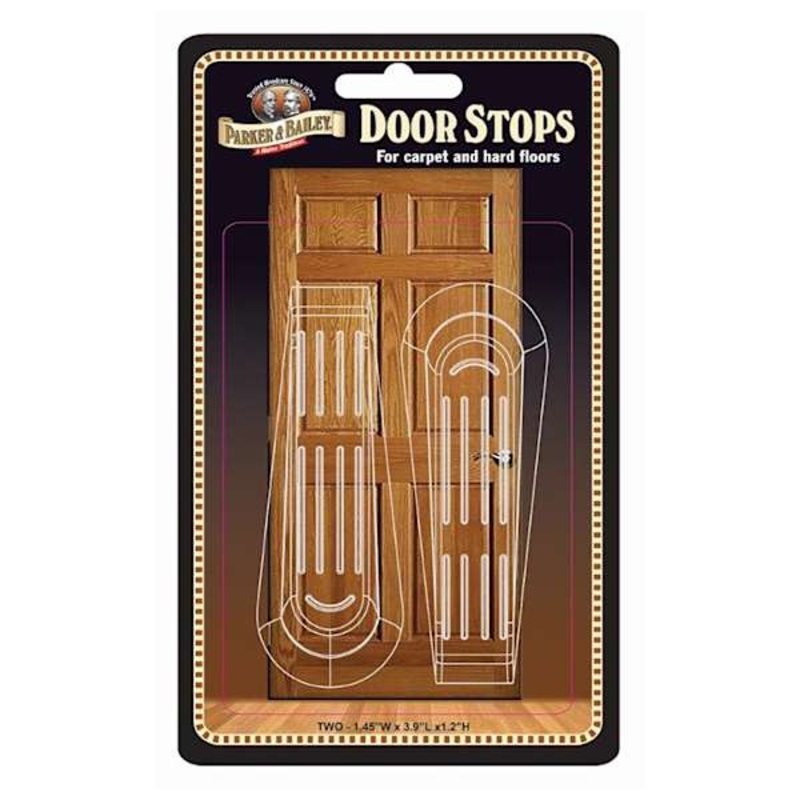 Parker & Bailey 2-Pack Clear Door Stops