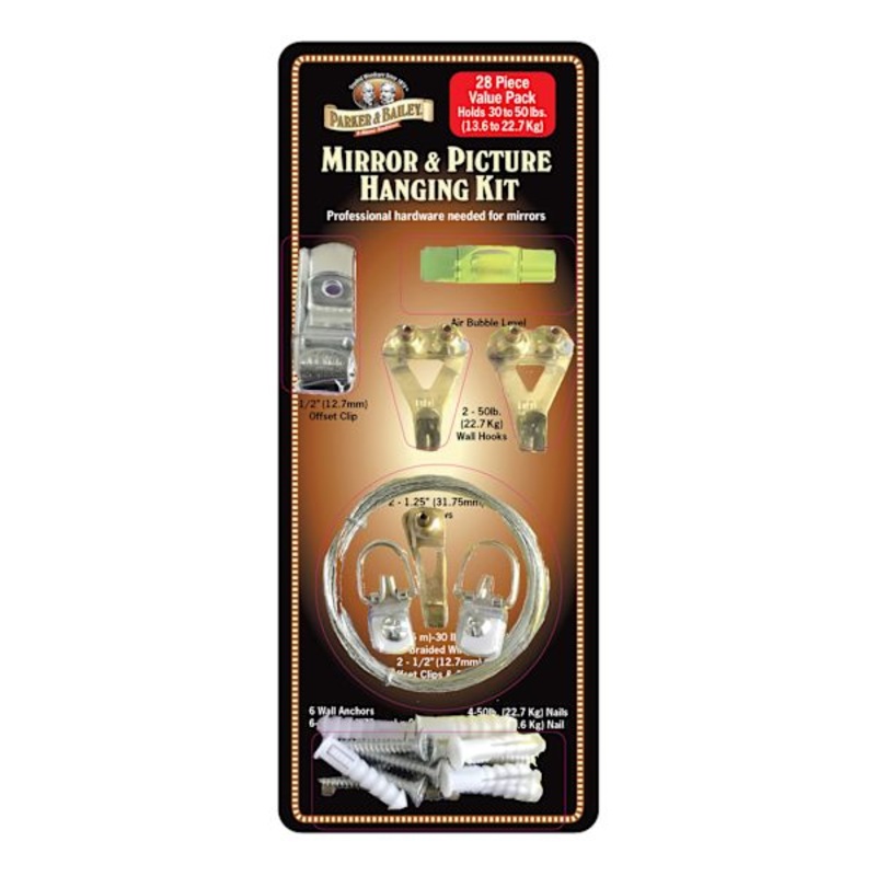 Parker & Bailey 28-Piece Mirror & Picture Hanging Kit