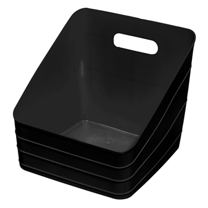 Small Organization Flex Bin Black