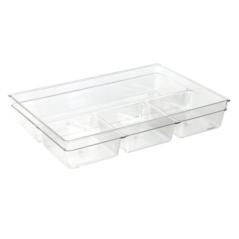 4-Compartment Rain Organizer Tray