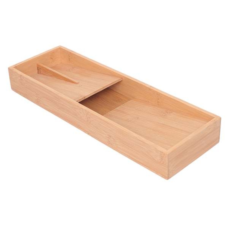 Bamboo Kitchen Drawer Utensil Organizer