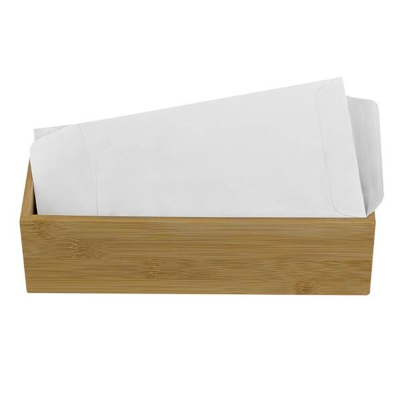 Bamboo Wood Drawer Organizer, 3×9