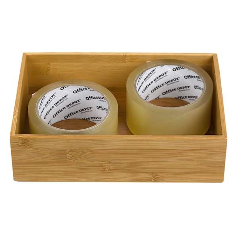 Bamboo Wood Drawer Organizer, 6×9