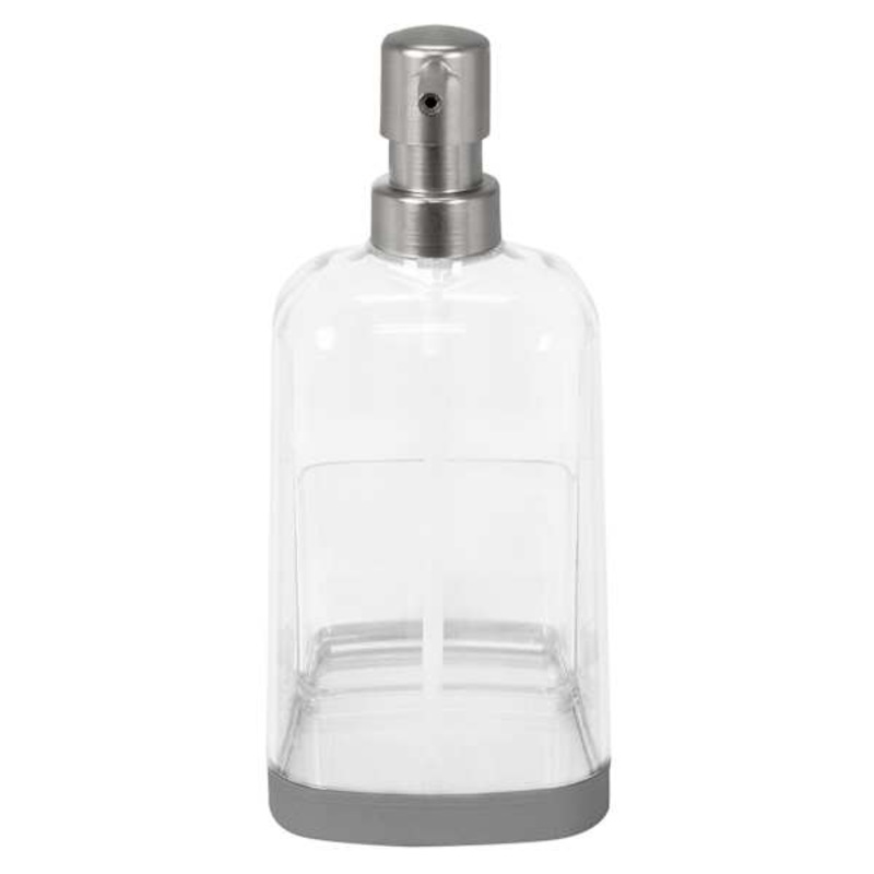 Cora Grey & Clear Soap Pump Dispenser