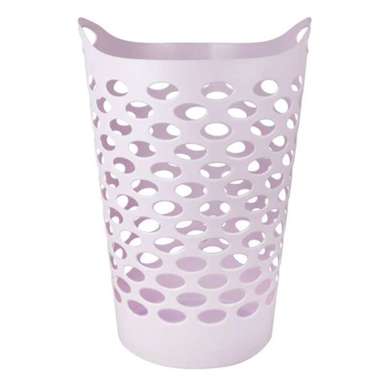Lavender Flexible Laundry Hamper, 60l