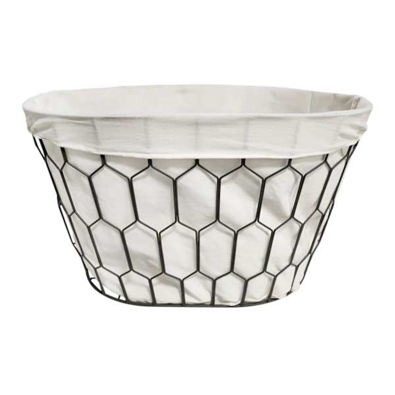 Long Diamond Wire Laundry Basket