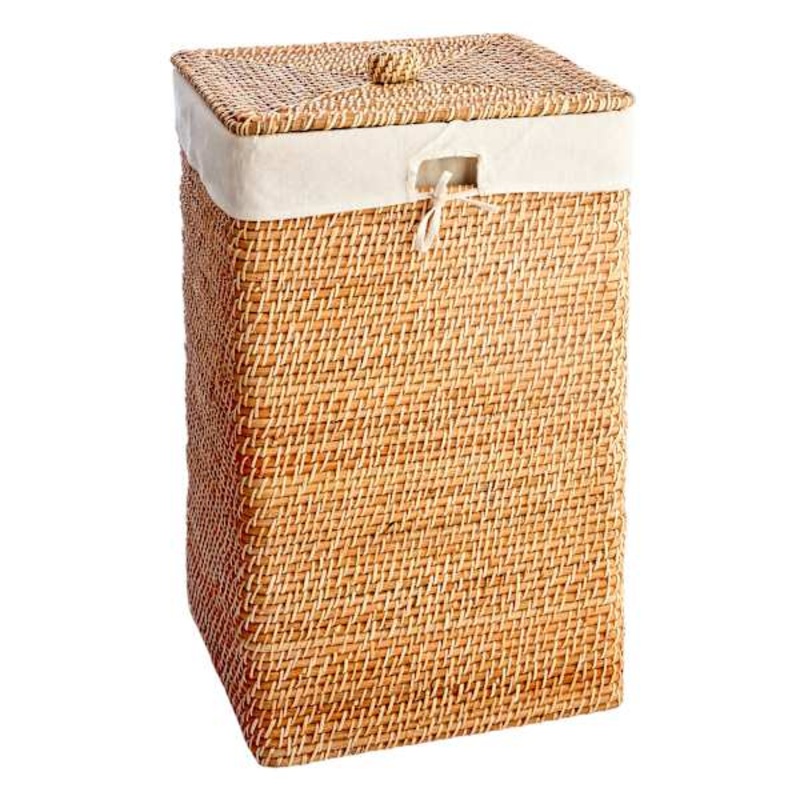 Rattan Laundry Hamper with Lid