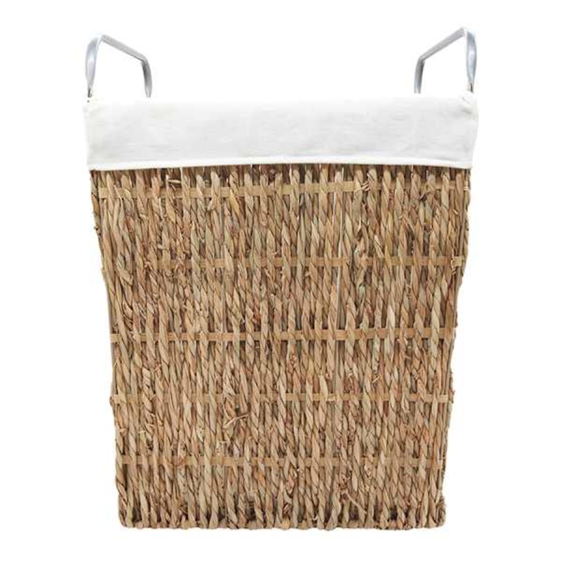 Twisted Wicker Rectangle Laundry Hamper, Large