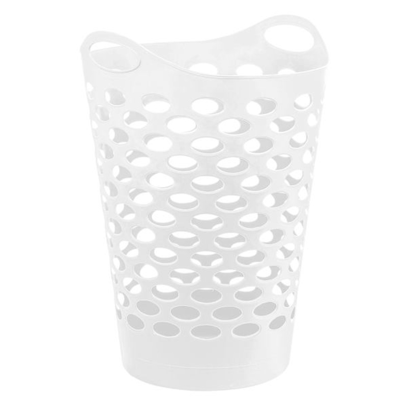 White Flexible Laundry Hamper, 60l