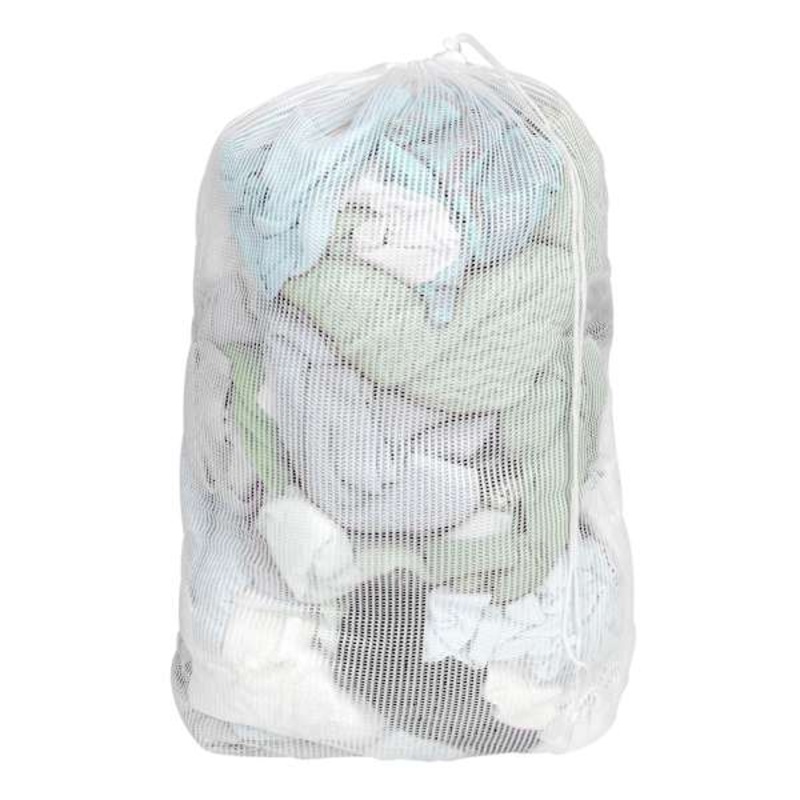 White Mesh Laundry Bag