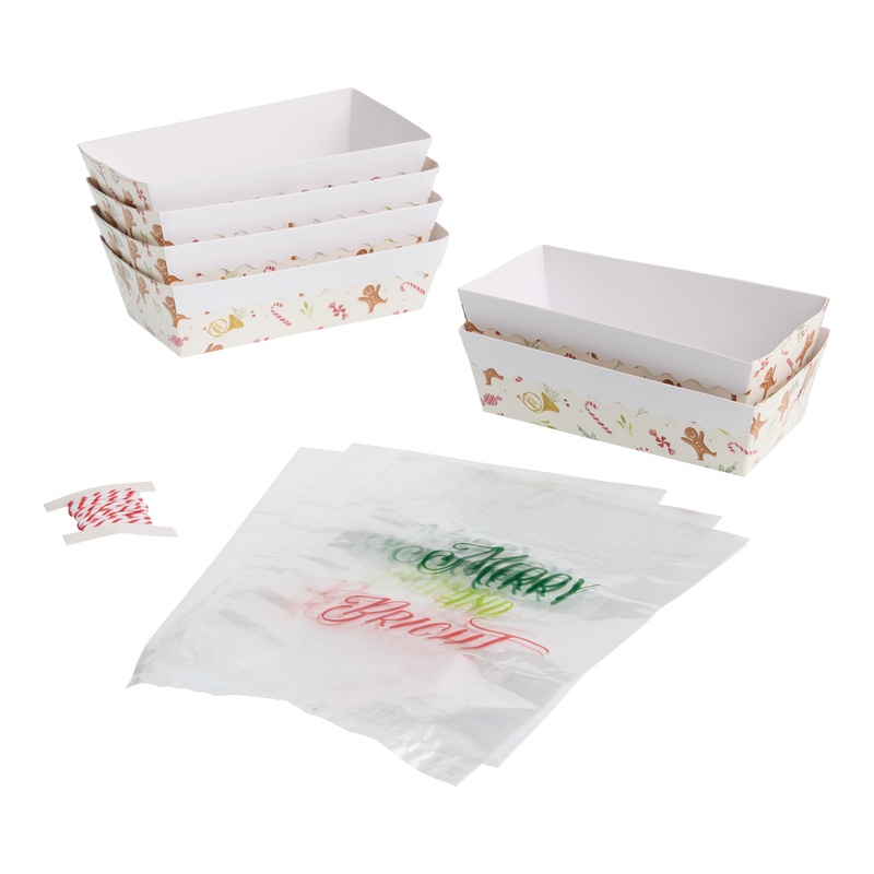 All The Trimmings Paper Loaf Pan Gifting Kit 6 Pack