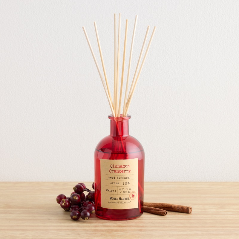 Apothecary Cinnamon Cranberry Reed Diffuser