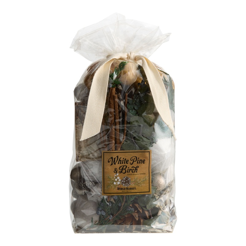 White Pine & Birch Botanical Potpourri Bag