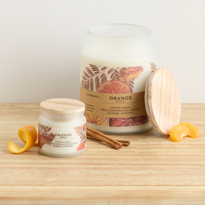 Winter Woodland Orange Spice Scented Candle