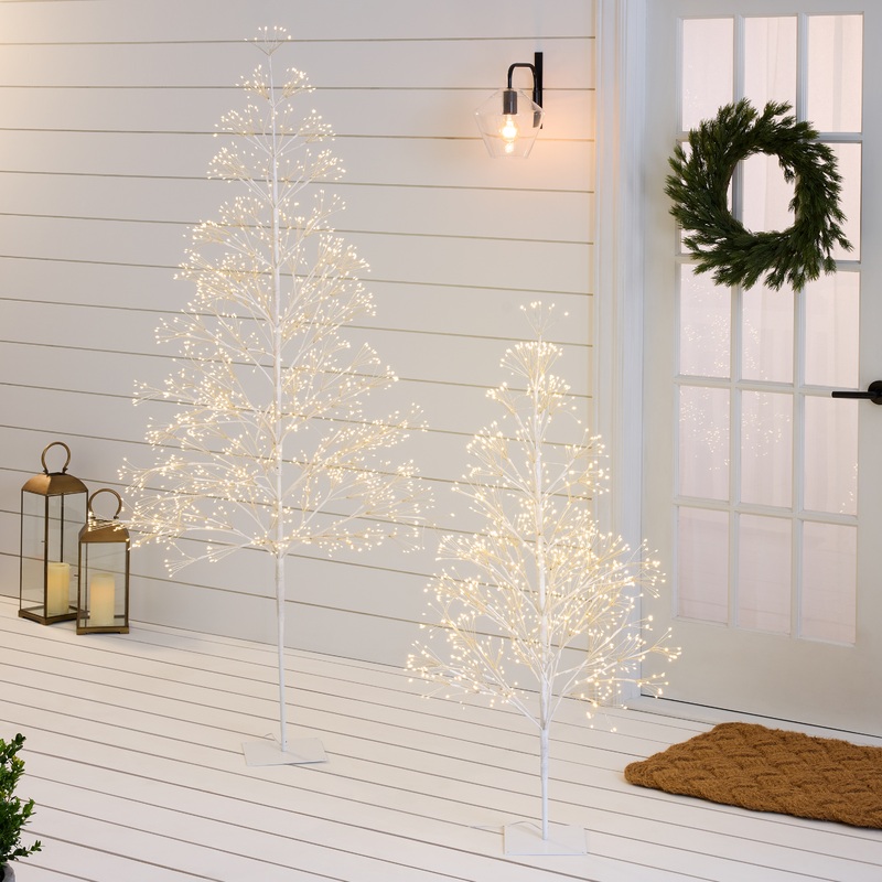 Warm White Starry Micro LED Pre Lit Electric Tree Decor