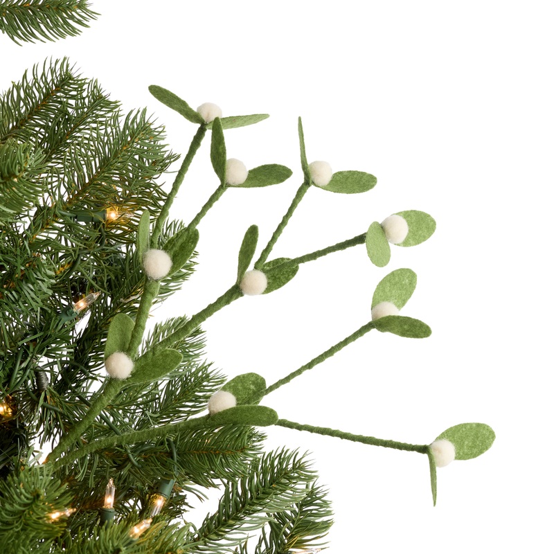 Wool Mistletoe Tree Pick