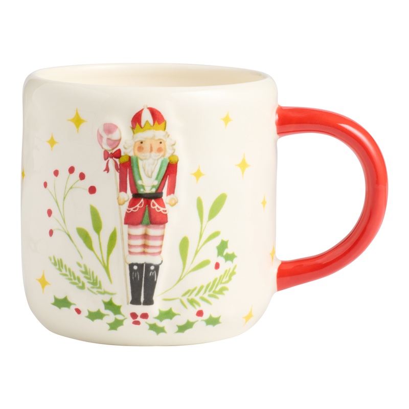All The Trimmings Nutcracker Hand Painted Ceramic Mug
