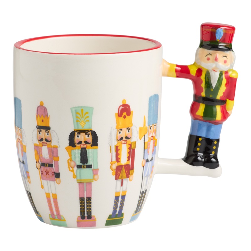 All The Trimmings Nutcracker Handle Ceramic Mug