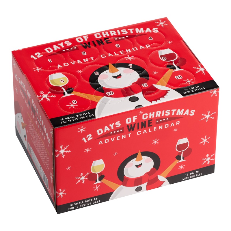 12 Day Wine Sampler Advent Calendar 12 Pack