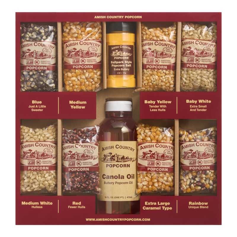 Amish Country Popcorn 10 Piece Gift Box
