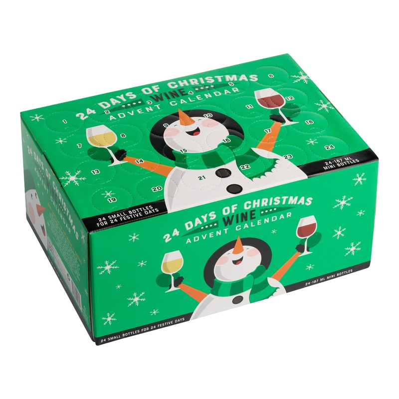 Snowman Holiday Wine Sampler 24 Pack