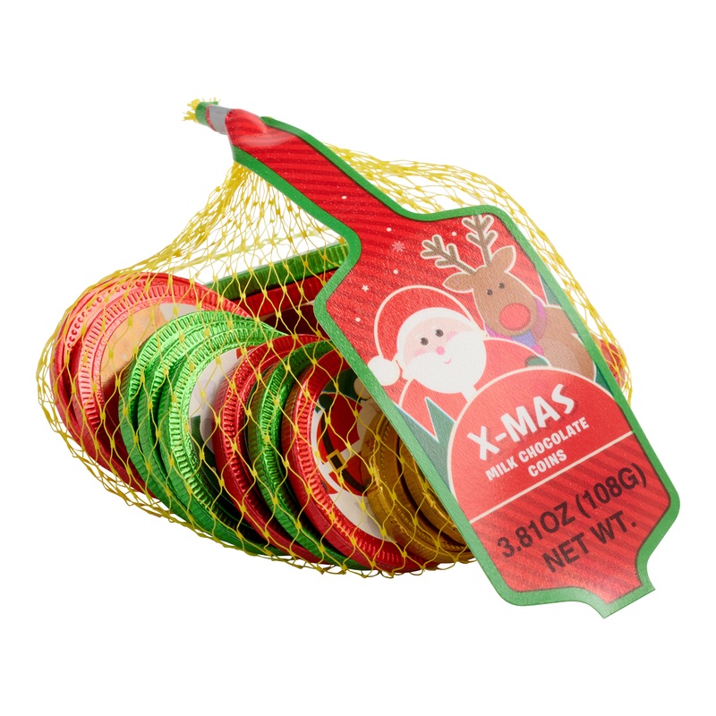 Steenland Multicolor Xmas Chocolate Coins